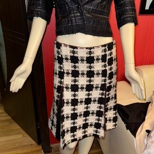 GF FERRE TWEED MIDI SKIRT SIZE 40